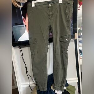 Rue21 Green Cargo Pants Slim Fit